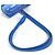 Portafoglio collana Soft Trunk Monogram Clouds Louis Vuitton Bianco Blu - vista 10
