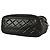 Timeless Bolsa de ombro Chanel em couro de vitelo granulado preto - vista 4