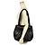 Timeless Bolsa de ombro Chanel em couro de vitelo granulado preto - vista 5