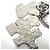 Louis Vuitton Portocle LV Puzzle Bag Charm Keychain Silvery Multiple colors - view 4