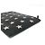 Clutch in pelle Saint Laurent Star Patch Nero - vista 2