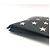 Clutch in pelle Saint Laurent Star Patch Nero - vista 4