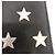 Clutch in pelle Saint Laurent Star Patch Nero - vista 5
