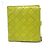 Cartera bi-fold de cuero verde Bottega Veneta