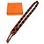 Hermès Tracolla Hermes Bandouliere Sangle Flipper Ball 25mm Nero Arancione