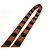 Hermès Tracolla Hermes Bandouliere Sangle Flipper Ball 25mm Nero Arancione - vista 4