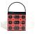 Gucci 634132 Borsa Vanity Box Nero Rosso