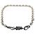 Collana a catena in argento da uomo Christian Dior