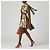 Vestido Versace para mujer con estampado de serpiente y león Castaño Estampado de leopardo - vista 3