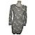 Patrizia Pepe Kleid mit Blumenprint Weiß Grau