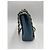 Chanel Coco Mark Bias Stitch Chain pelle Large Blu - vista 4