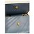 Chanel Coco Mark Bias Stitch Chain pelle Large Blu - vista 7