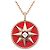 Collana Christian Dior Dior Rose des Vents Rosso D'oro