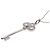 Collar Péndulo de Diamante Llave Corona 750WG de Tiffany & Co. - vista 4
