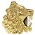 Gucci Lion Head Metal Stone Gold Ring Golden - Ansicht 5
