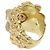 Gucci Lion Head Metal Stone Gold Ring Golden - Ansicht 8