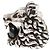 Gucci Lion Head Silver Band Ring Ring Silber - Ansicht 2