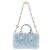 Borsa Louis Vuitton Nano Speedy Blu chiaro - vista 3
