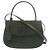 Gucci Vintage Turnlock Handtasche Schwarz Grün