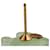 Orecchini Chanel Coco Mark Turnlock in Plastica Verde  - vista 11