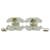 Orecchini Chanel Coco Mark Turnlock in Plastica Verde  - vista 2