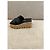 Hermès Sandali con zeppa in pelle nera Oran Nero - vista 4