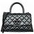 Borsa a tracolla Chanel Matelassé XS in pelle di vitello invecchiata Metallico