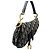 Borsa Saddle Christian Dior in tela e pelle blu navy - vista 4