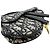 Borsa Saddle Christian Dior in tela e pelle blu navy - vista 7