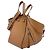 Borsa a tracolla Loewe Hammock Small in pelle di vitello marrone - vista 3