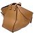 Borsa a tracolla Loewe Hammock Small in pelle di vitello marrone - vista 4