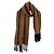 Hermès Sciarpa reversibile in lana e cashmere vintage con frange Hermes Beige Blu navy - vista 2