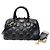 Borsa a mano Gucci GG Matelassé in pelle nera Nero