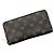 Louis Vuitton Monogram Zippy Wallet Braun