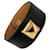 Hermès Medor Bangle Black and Brown Leather  - view 1