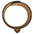 Hermès Medor Bangle Black and Brown Leather  - view 2