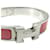 Hermès Bracciale Click H Hermes Argento Rosa  - vista 6