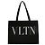 Borsa Tote Valentino VLTN Logo Nero