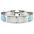 Hermès Bracciale Click H Hermes Argento Blu chiaro  - vista 3