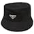Cappello bucket in Re-Nylon Prada Nero  - vista 1