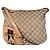 Borsa a Spalla Gucci Horsebit Tassel Sherry Line Beige