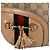 Borsa a Spalla Gucci Horsebit Tassel Sherry Line Beige - vista 13