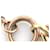 Hermès Hermes K18PG Ex-Libris Charm Armband Golden  - Ansicht 8