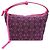 Borsa a tracolla Loewe Cubie Anagram Jacquard Nero Rosa