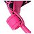 Borsa a tracolla Loewe Cubie Anagram Jacquard Nero Rosa - vista 10