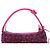 Borsa a tracolla Loewe Cubie Anagram Jacquard Nero Rosa - vista 8