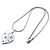 Collana Vintage Heart Yves Saint Laurent SV925 Argento