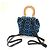 Zaino Coach Signature Denim Rear Marrone Blu D'oro - vista 2
