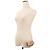 Mini borsa a tracolla Fendi Nano Baguette con charm in pelliccia Beige - vista 12