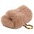 Mini borsa a tracolla Fendi Nano Baguette con charm in pelliccia Beige - vista 3